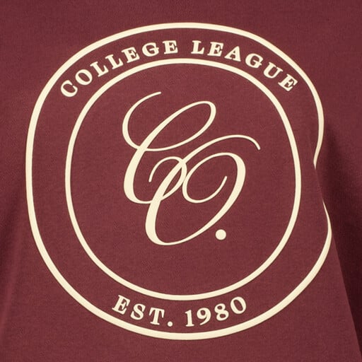 Dames sweater bordeauxrood