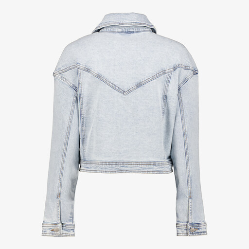 Dames denim spijkerjas blauw