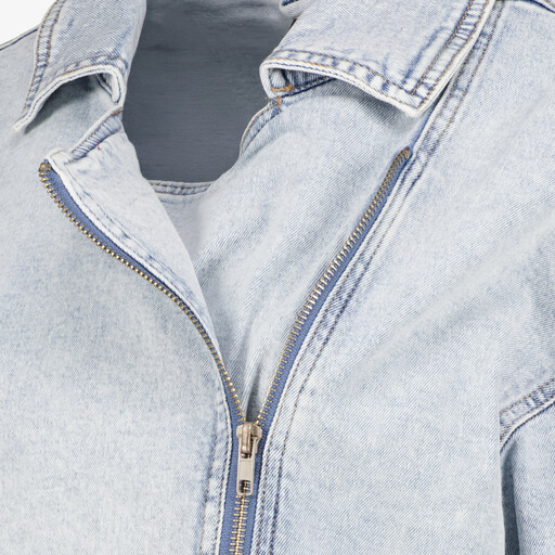 Dames denim spijkerjas blauw