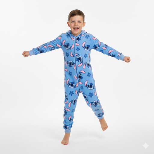 Kinder onesie blauw
