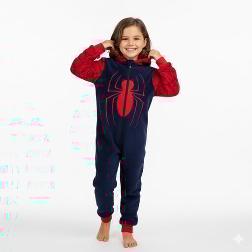 Kinder onesie blauw rood