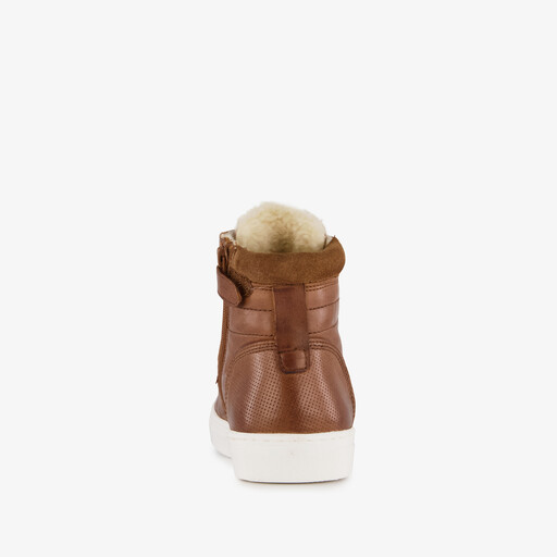 Leren jongens veterschoenen bruin