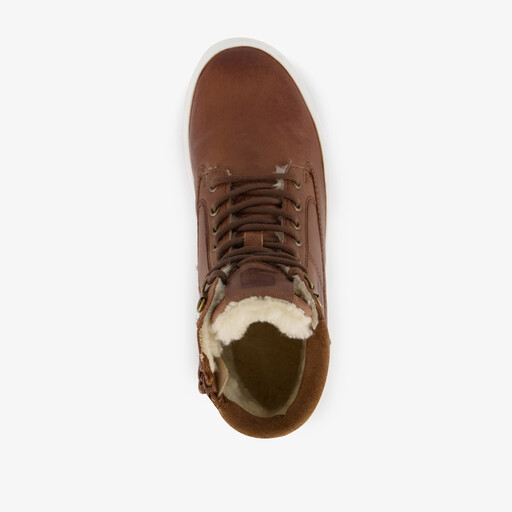 Leren jongens veterschoenen bruin