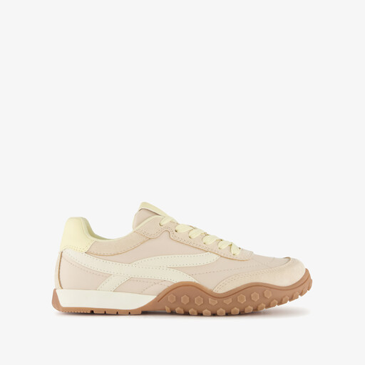 Dames sneakers beige bruin