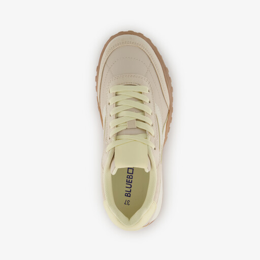 Dames sneakers beige bruin