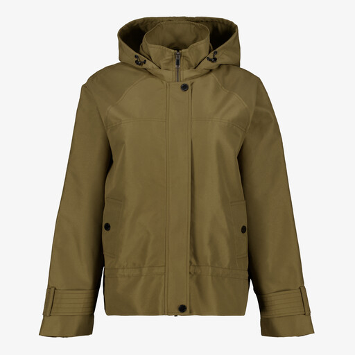 Korte dames jas groen