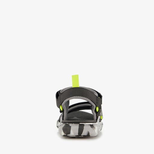 Jongens sandalen zwart grijs