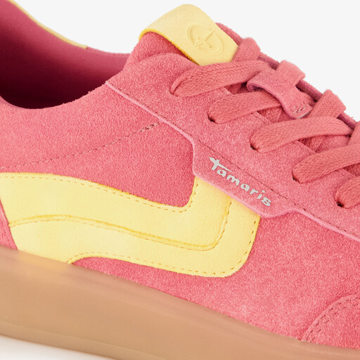 Dames sneakers roze geel