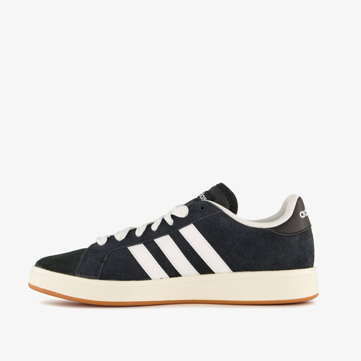 Grand Court Base 00s heren sneakers zwart