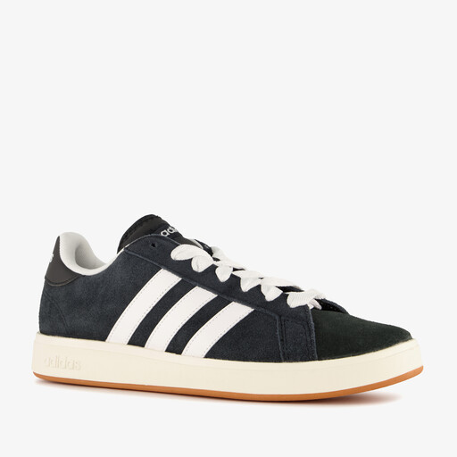 Grand Court Base 00s heren sneakers zwart