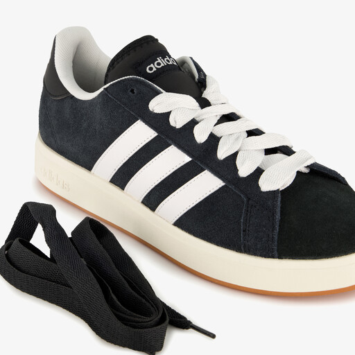 Grand Court Base 00s heren sneakers zwart