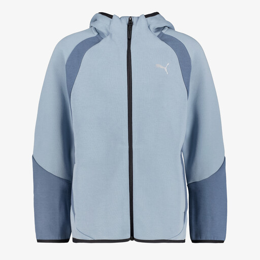 Evostripe kinder hoodie blauw