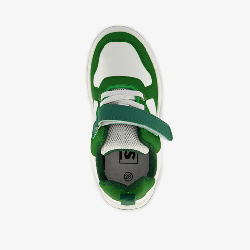 Kinder sneakers wit groen
