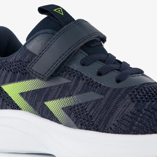 Kinder sportschoenen blauw geel