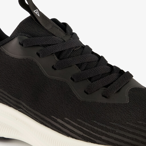 Heren hardloopschoenen zwart wit