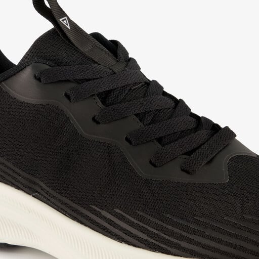 Heren hardloopschoenen zwart wit