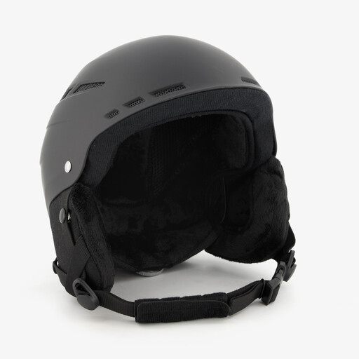 Heren dames skihelm zwart