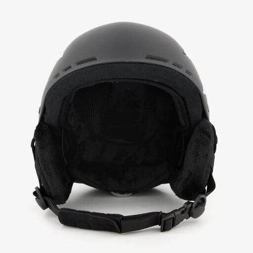 Kinder skihelm zwart