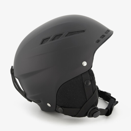 Kinder skihelm zwart