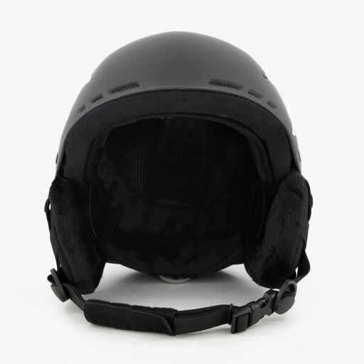 Heren dames skihelm zwart