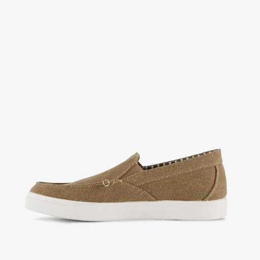 Heren instappers beige