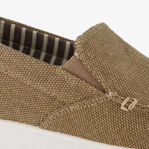 Heren instappers beige