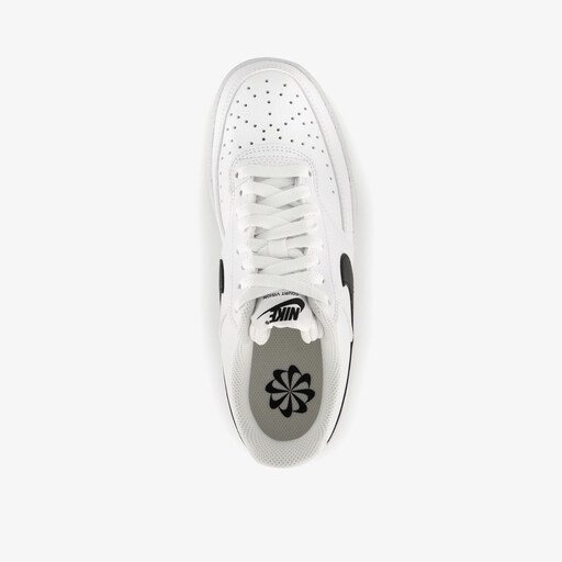 Court Vision Low Next Nature dames sneakers wit zwart