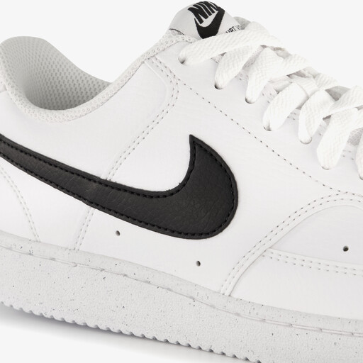 Court Vision Low Next Nature dames sneakers wit zwart