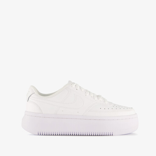 Court Vision Alta leren dames sneakers wit