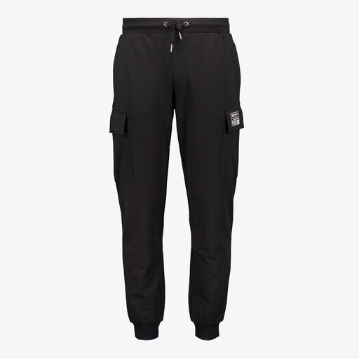 Heren cargo joggingbroek zwart