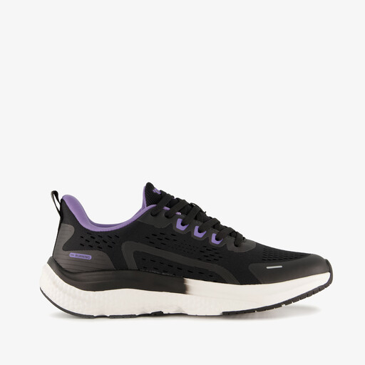 Dames hardloopschoenen zwart paars