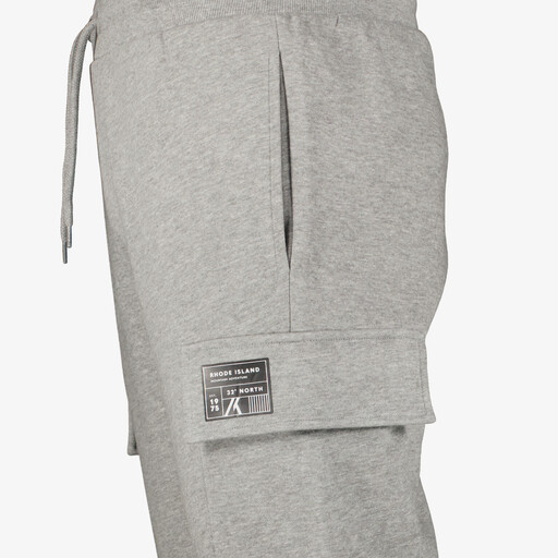Heren cargo joggingbroek grijs