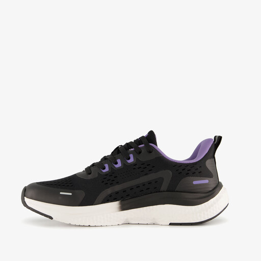 Dames hardloopschoenen zwart paars