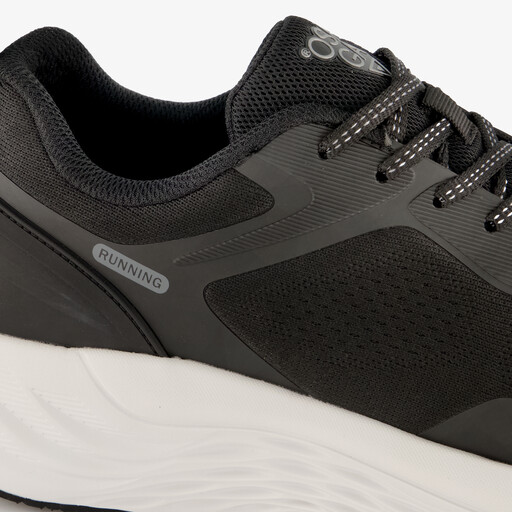 Heren hardloopschoenen zwart wit