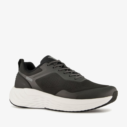 Heren hardloopschoenen zwart wit