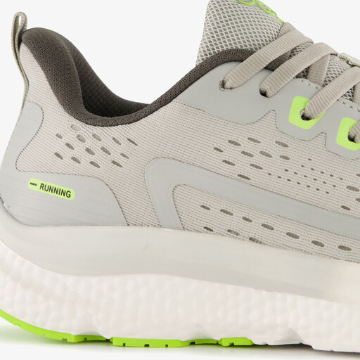 Heren hardloopschoenen grijs groen