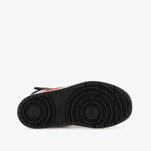 Court Borough mid sneakes jongens zwart wit