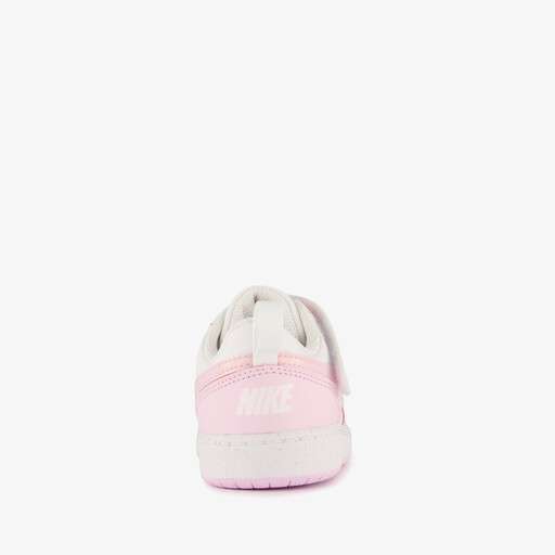 Court Borough Low Recraft meisjes sneakers wit roze