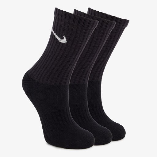 3 paar Cushioned Crew sokken zwart