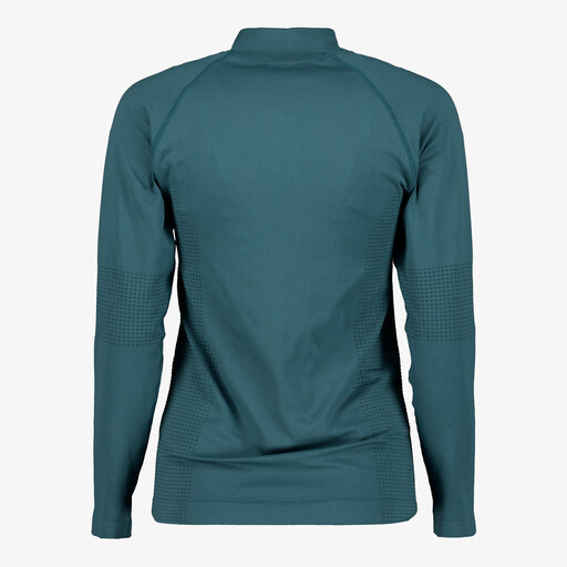 Seamless dames trainingsjas petrol