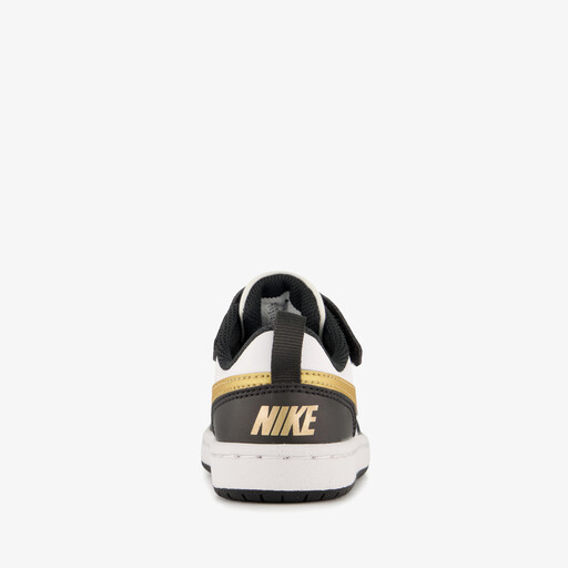 Court Borough Low Recraft kinder sneakers zwart goud