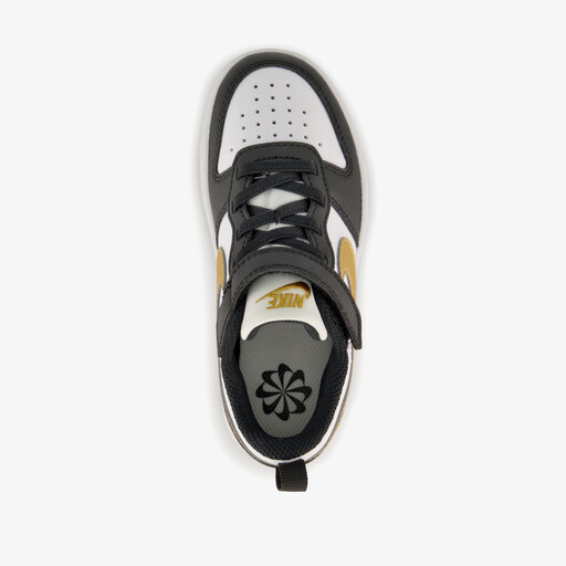 Court Borough Low Recraft kinder sneakers zwart goud