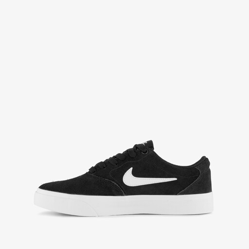 Charge suede dames sneakers zwart