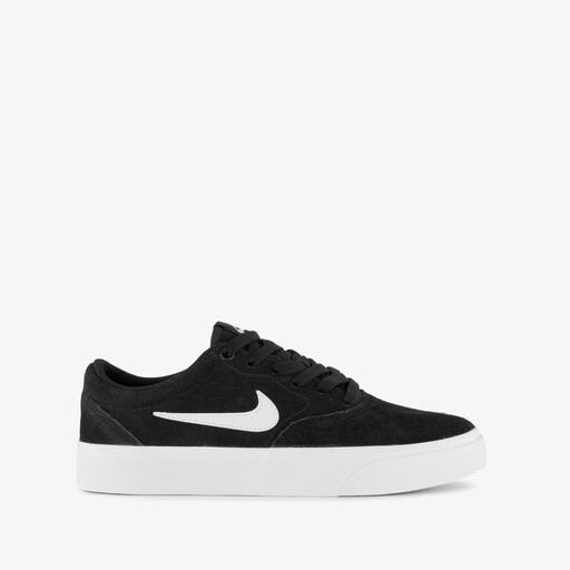 Charge suede dames sneakers zwart