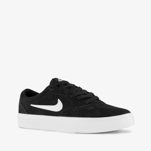 Charge suede dames sneakers zwart