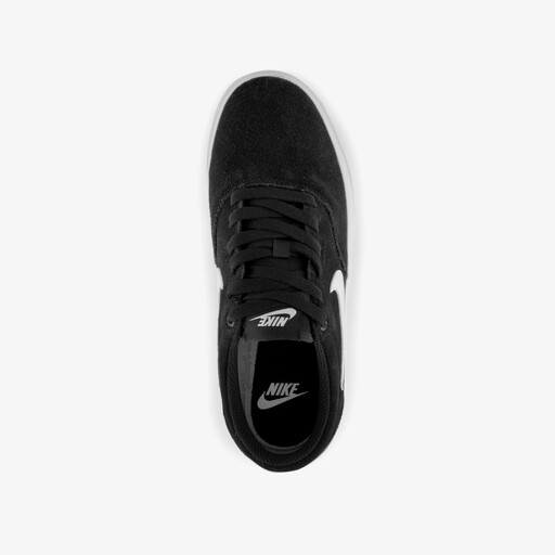 Charge suede dames sneakers zwart