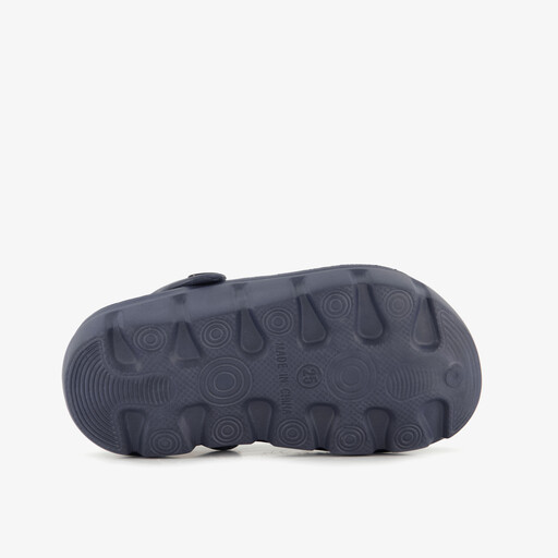 Kinder klompen blauw met racket