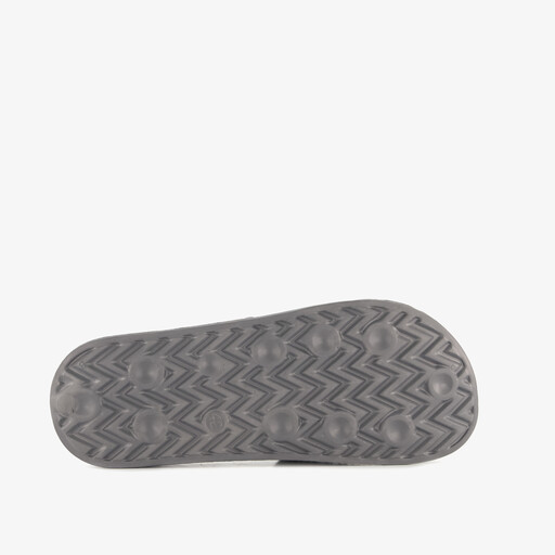 Heren badslippers grijs