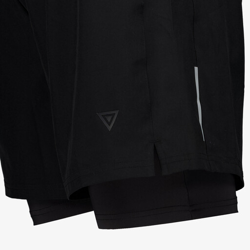 Osaga Dry heren hardloopshort zwart