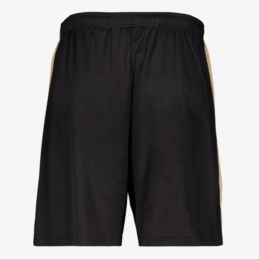 Heren voetbalshort zwart beige